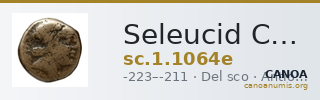 Seleucid Coins (part 1) 1064e — CANOA