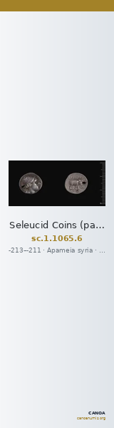 Seleucid Coins (part 1) 1065.6 — CANOA