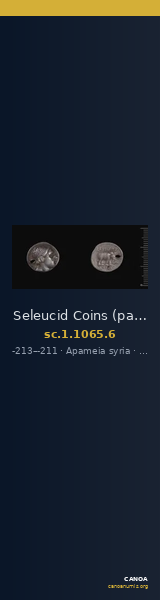 Seleucid Coins (part 1) 1065.6 — CANOA