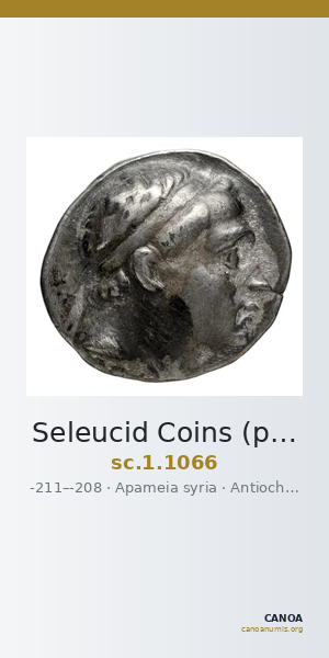 Seleucid Coins (part 1) 1066 — CANOA