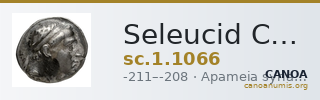Seleucid Coins (part 1) 1066 — CANOA
