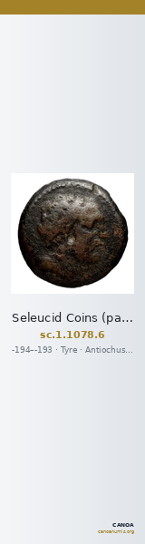 Seleucid Coins (part 1) 1078.6 — CANOA