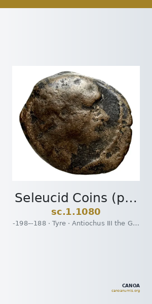 Seleucid Coins (part 1) 1080 — CANOA