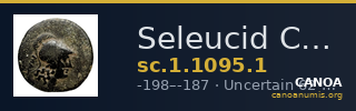 Seleucid Coins (part 1) 1095.1 — CANOA