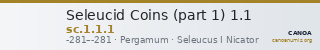 Seleucid Coins (part 1) 1.1 — CANOA