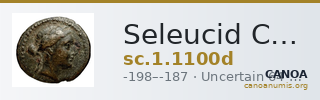 Seleucid Coins (part 1) 1100d — CANOA