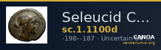 Seleucid Coins (part 1) 1100d — CANOA