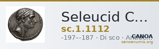 Seleucid Coins (part 1) 1112 — CANOA