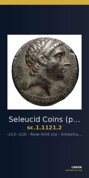 Seleucid Coins (part 1) 1121.2 — CANOA