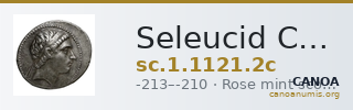 Seleucid Coins (part 1) 1121.2c — CANOA