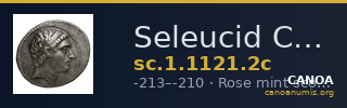 Seleucid Coins (part 1) 1121.2c — CANOA