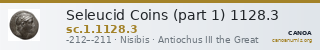 Seleucid Coins (part 1) 1128.3 — CANOA