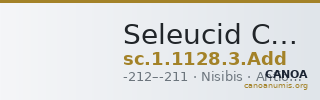 Seleucid Coins (part 1) 1128.3.Add — CANOA