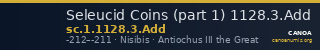 Seleucid Coins (part 1) 1128.3.Add — CANOA