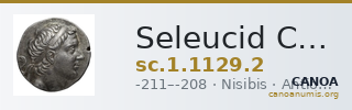 Seleucid Coins (part 1) 1129.2 — CANOA