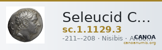 Seleucid Coins (part 1) 1129.3 — CANOA