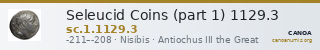 Seleucid Coins (part 1) 1129.3 — CANOA
