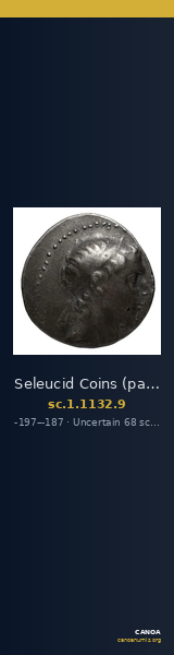 Seleucid Coins (part 1) 1132.9 — CANOA