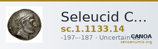 Seleucid Coins (part 1) 1133.14 — CANOA
