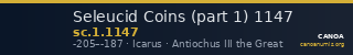 Seleucid Coins (part 1) 1147 — CANOA