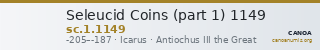 Seleucid Coins (part 1) 1149 — CANOA