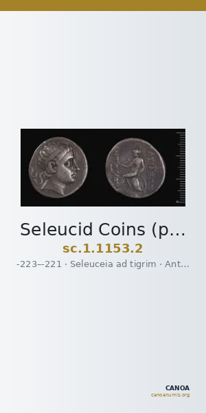 Seleucid Coins (part 1) 1153.2 — CANOA