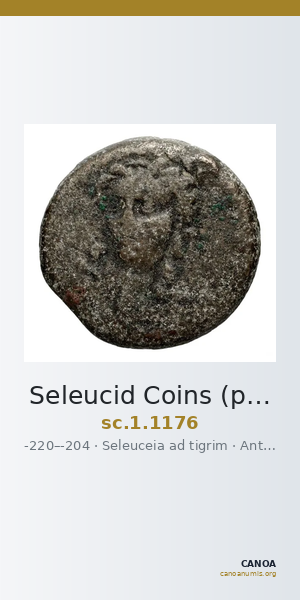 Seleucid Coins (part 1) 1176 — CANOA