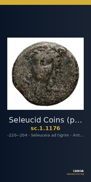 Seleucid Coins (part 1) 1176 — CANOA
