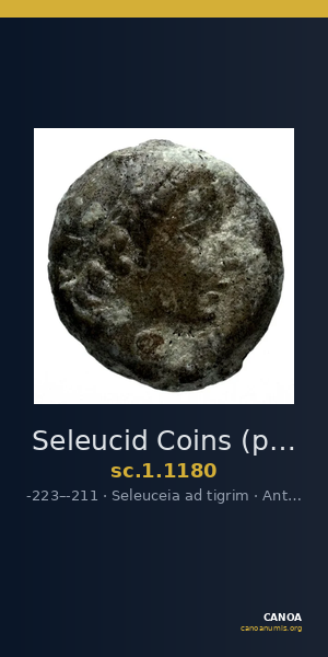 Seleucid Coins (part 1) 1180 — CANOA