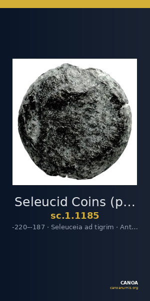 Seleucid Coins (part 1) 1185 — CANOA