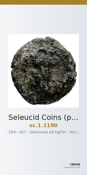 Seleucid Coins (part 1) 1190 — CANOA