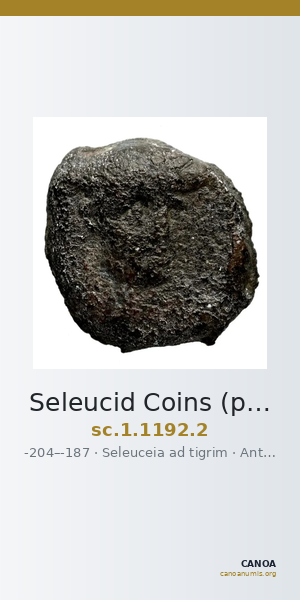 Seleucid Coins (part 1) 1192.2 — CANOA