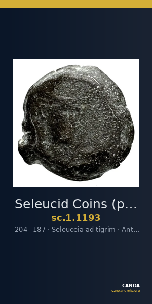Seleucid Coins (part 1) 1193 — CANOA