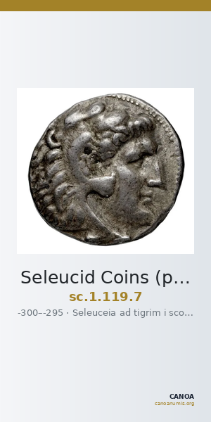 Seleucid Coins (part 1) 119.7 — CANOA
