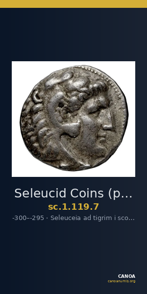 Seleucid Coins (part 1) 119.7 — CANOA