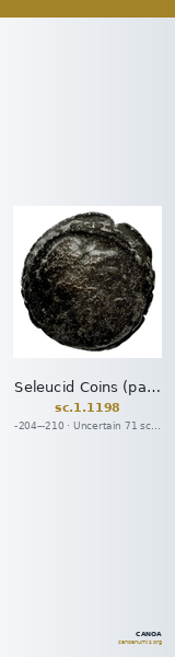 Seleucid Coins (part 1) 1198 — CANOA
