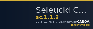 Seleucid Coins (part 1) 1.2 — CANOA