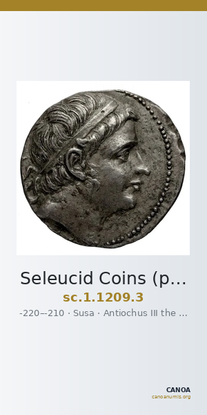 Seleucid Coins (part 1) 1209.3 — CANOA