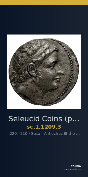 Seleucid Coins (part 1) 1209.3 — CANOA