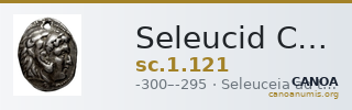 Seleucid Coins (part 1) 121 — CANOA