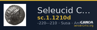 Seleucid Coins (part 1) 1210d — CANOA