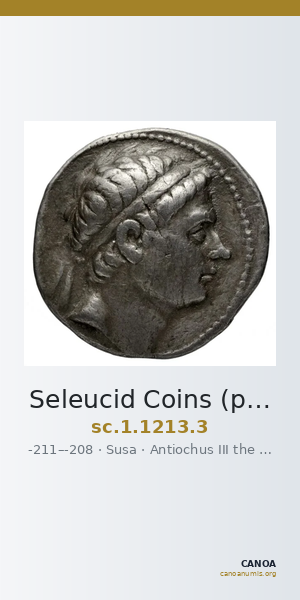 Seleucid Coins (part 1) 1213.3 — CANOA