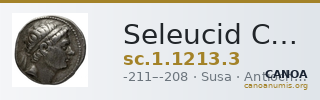 Seleucid Coins (part 1) 1213.3 — CANOA