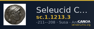 Seleucid Coins (part 1) 1213.3 — CANOA
