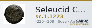 Seleucid Coins (part 1) 1223 — CANOA