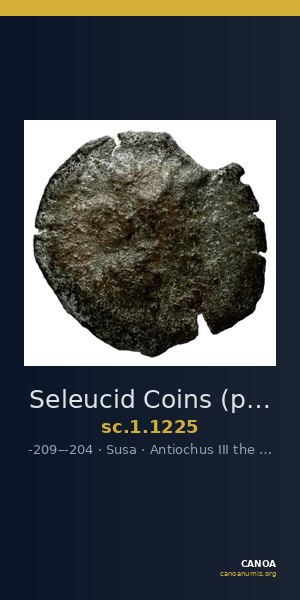 Seleucid Coins (part 1) 1225 — CANOA