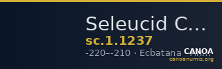 Seleucid Coins (part 1) 1237 — CANOA