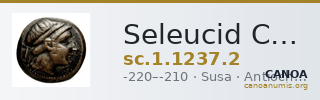 Seleucid Coins (part 1) 1237.2 — CANOA