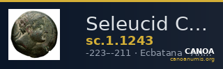 Seleucid Coins (part 1) 1243 — CANOA
