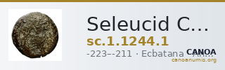 Seleucid Coins (part 1) 1244.1 — CANOA